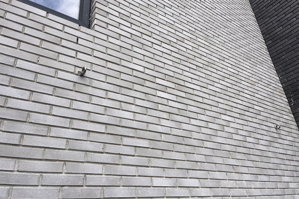 Detail van het metselwerk